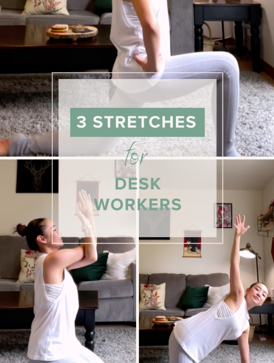 3 stretches for desk workers