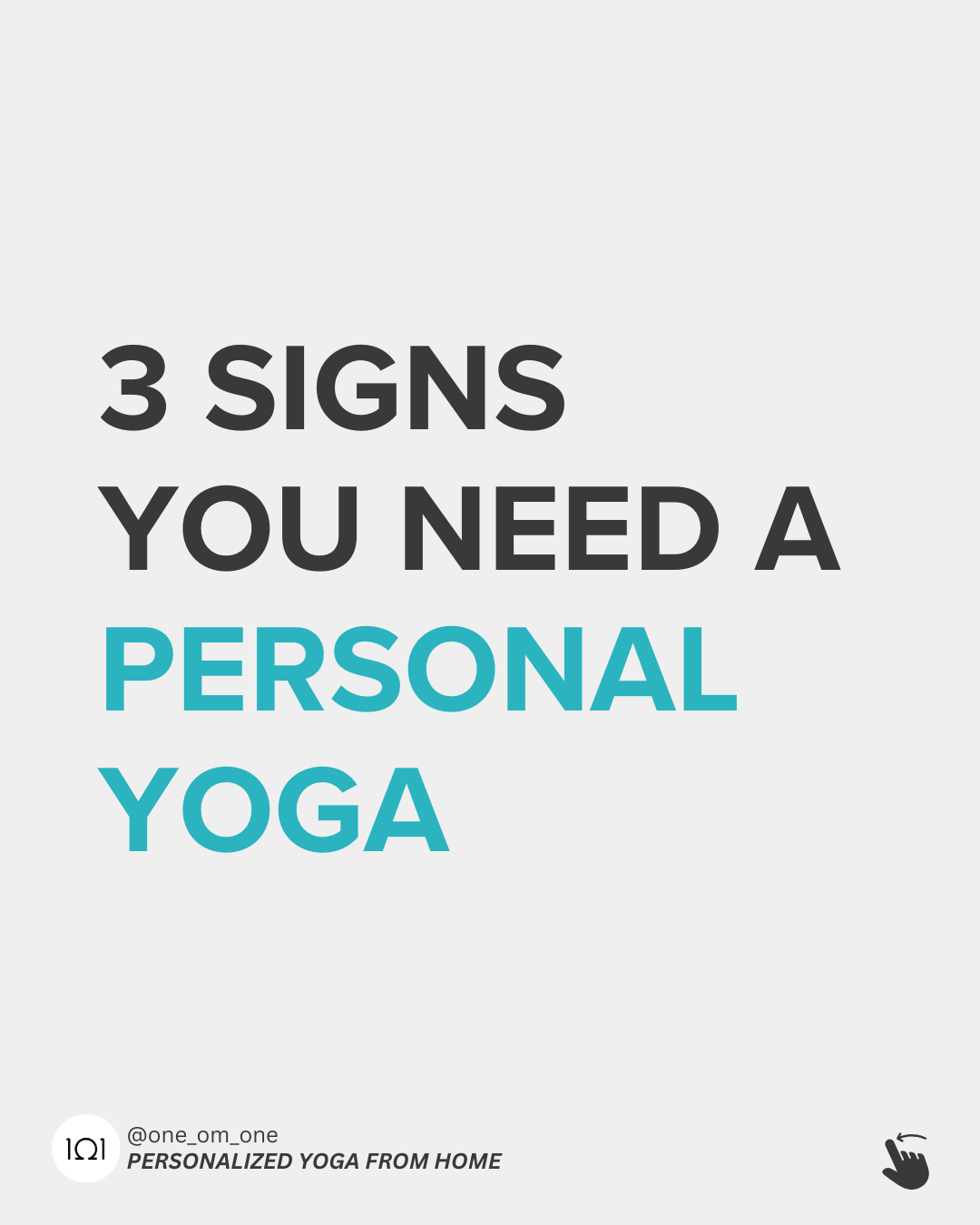 3 signs you need a personal yoga instead of group classes