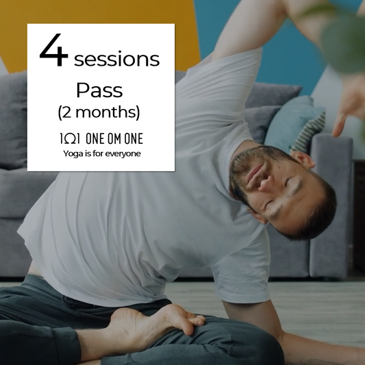 4 Sessions Pass (validity - 2 months) First timer 50% off with promocode "OM50"