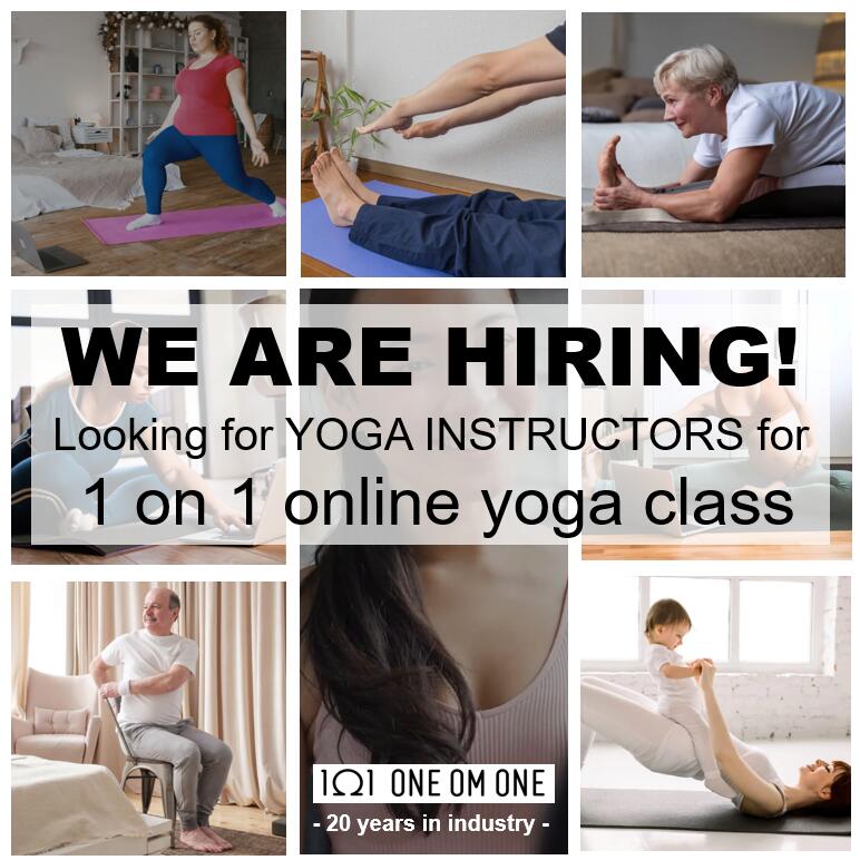 ONE OM ONEチームに参加するヨガインストラクター